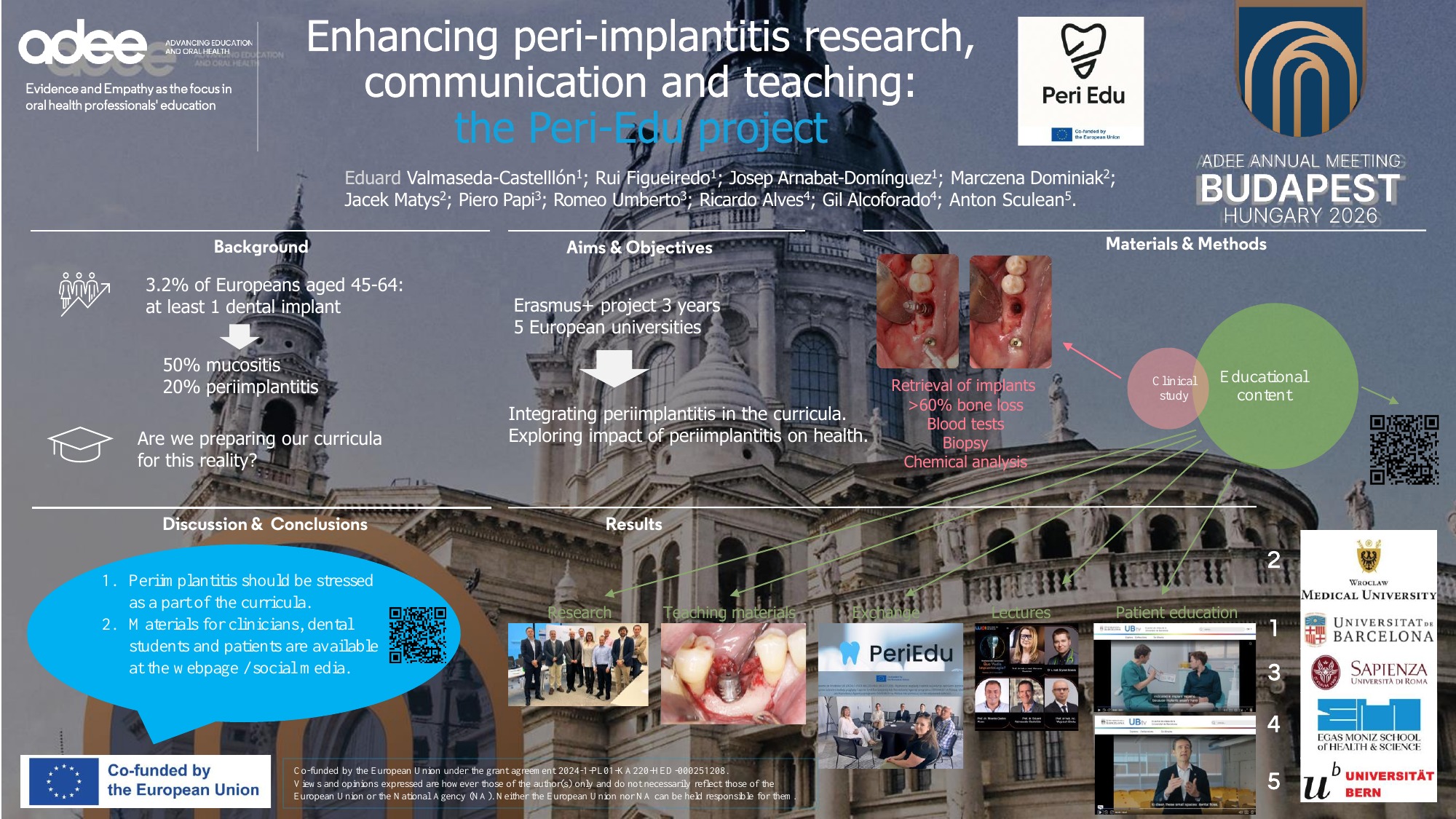 PERI-EDU e-poster presented at the ADEE Annual Meeting 2026
