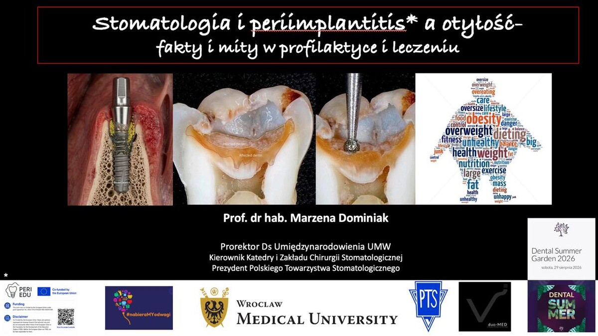 Lecture slide about obesity, dentistry and peri-implantitis